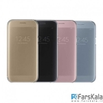 کیف هوشمند اصلی سامسونگ Clear View Cover برای Samsung Galaxy A7 2017