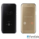 کیف هوشمند اصلی سامسونگ Clear View Cover برای Samsung Galaxy A7 2017