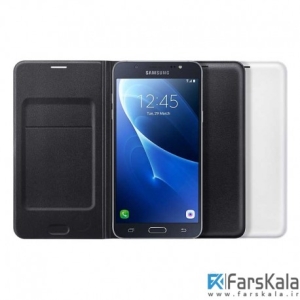 فلیپ کاور چرمی Flip Cover برای Samsung Galaxy J7 2016