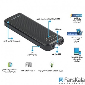 پاوربانک پرومیت Promate ReliefMate-13 Power Bank 13200 mAh
