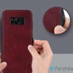 قاب محافظ چرمی Mean Love Double Line Case برای گوشی Samsung Galaxy S8