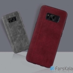 قاب محافظ چرمی Mean Love Double Line Case برای گوشی Samsung Galaxy S8