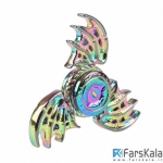 اسپینر 3 پره ای رنگین کمانی Fidget Spinner Metal Dragon Wing Hawk Eye