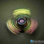 اسپینر 3 پره ای رنگین کمانی Fidget Spinner Metal Dragon Wing Hawk Eye