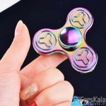 اسپینر 3 پره ای رنگین کمانی Fidget Spinner Metal Rainbow