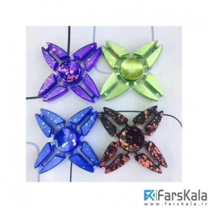 اسپینر فلزی چهار پره ای رنگی Fidget Spinner Metal colorful ECUBEE EDC Hand