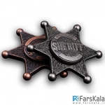 اسپینر فلزی شش پره‌ ای Fidget Spinner Sheriff