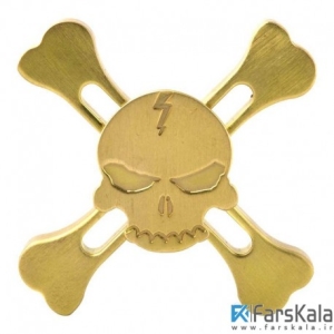اسپینر فلزی اسکلتی چهار پره‌ ای Fidget Spinner Skeletal