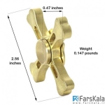 اسپینر فلزی اسکلتی چهار پره‌ ای Fidget Spinner Skeletal