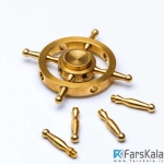 اسپینر فلزی طرح سکان کشتی Fidget Spinner Ship Wheel