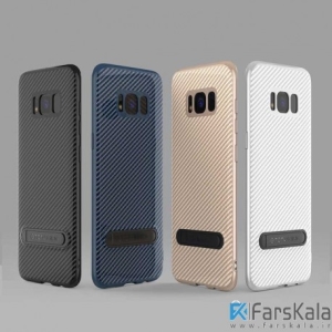 گارد محافظ Totu Design Carbon Kick Stand Case برای گوشی Samsung Galaxy S8
