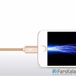 کابل شارژ سه سر هوکو Hoco X2 One Pull Three Knitted Charging Cable