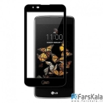 محافظ صفحه نمایش شیشه ای تمام صفحه رنگی 3D Glass برای LG K8