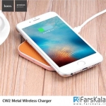 شارژر وایرلسی همراه هوکو مدل Hoco CW2 Metal Wireless Charger