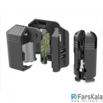 شارژر فندکی راک Rock Space 2 in 1 Foldable Car Charger With Lighter Socket