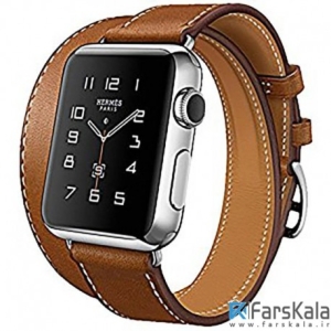 بند چرمی اپل واچ هوکو  38 میلی متریHoco Apple Watch ART SERIES PLATINUM LEATHER WATCHBAND STRAP
