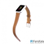بند چرمی اپل واچ هوکو  38 میلی متریHoco Apple Watch ART SERIES PLATINUM LEATHER WATCHBAND STRAP