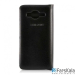 فلیپ کاور چرمی Flip Cover برای Samsung Galaxy J1 mini prime