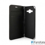 فلیپ کاور چرمی Flip Cover برای Samsung Galaxy J1 mini prime