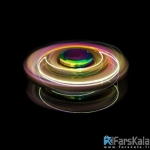 اسپینر فلزی شش پره ای توپی رنگین کمانی Fidget Spinner Metal Rainbow Balls