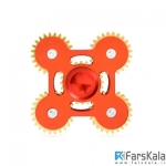 اسپینر فلزی چهار پره ای چرخ دنده‌ ای Fidget Spinner Metal Gear