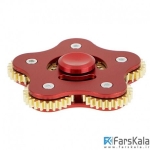 اسپینر فلزی پنج پره ای چرخ دنده ای Fidget Spinner Metal 5 Gear