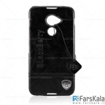 قاب محافظ چرمی بلک بری Leather Case برای گوشی BlackBerry DTEK60