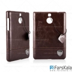 قاب محافظ چرمی بلک بری Leather Case برای گوشی BlackBerry Passport Silver