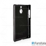 قاب محافظ چرمی بلک بری Leather Case برای گوشی BlackBerry Passport Silver