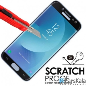 محافظ صفحه نمایش شیشه ای رنگی تمام صفحه 3D Glass برای Samsung Galaxy J7 Pro
