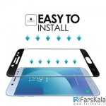 محافظ صفحه نمایش شیشه ای رنگی تمام صفحه 3D Glass برای Samsung Galaxy J7 Pro