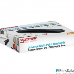 شارژر و هندست بلوتوث پرومیت مدل  Promate Pulse Multi-Point Handset and USB Charging