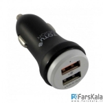 شارژر فندکی سریع Totu Design Dual Port Car Charger CC04