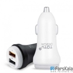 شارژر فندکی سریع Totu Design Dual Port Car Charger CC04