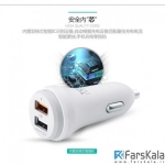 شارژر فندکی سریع Totu Design Dual Port Car Charger CC04