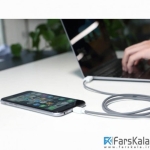 کابل مبدل تایپ سی به لایتنینگ راک Rock Space Type-C To Lightning Cable
