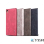 قاب محافظ چرمی X-Level VINTAGE SERIES برای گوشی Sony Xperia Z5 Premium