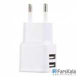 شارژر دیواری پرومیت Promate Hype-EU Dual USB Home Charger