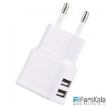 شارژر دیواری پرومیت Promate Hype-EU Dual USB Home Charger