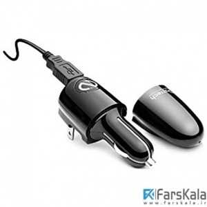 شارژر دیواری و فندکی نزتک Naztech N300 3-in-1 Charger 1000mA