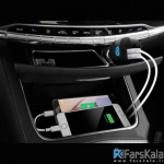 شارژر دیواری و فندکی نزتک Naztech N321 2.4A Dual USB 3-in-1 Charger for Micro USB Devices