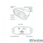 اسپیکر بلوتوث نزتک Naztech Hypnotic Wireless Speaker
