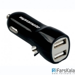 شارژر فندکی دو پورت پرومیت Promate Vivid Dual Port Car Charger