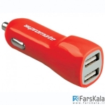 شارژر فندکی دو پورت پرومیت Promate Vivid Dual Port Car Charger