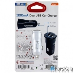 شارژر فندکی دو پورت پرومیت Promate Vivid Dual Port Car Charger