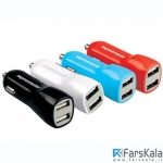 شارژر فندکی دو پورت پرومیت Promate Vivid Dual Port Car Charger