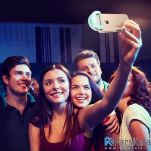 فلش سلفی همراه با لنز واید بیسوس مدل  Baseus Ishining Portable Selfie Light