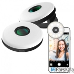 فلش سلفی همراه با لنز واید بیسوس مدل  Baseus Ishining Portable Selfie Light