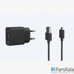 شارژر اصلی سونی Sony Quick Charger UCH12W به همراه كابل TYPE-C و Micro USB