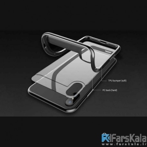 قاب Apple iPhone X مدل Rock Crystal Clear & Brilliant